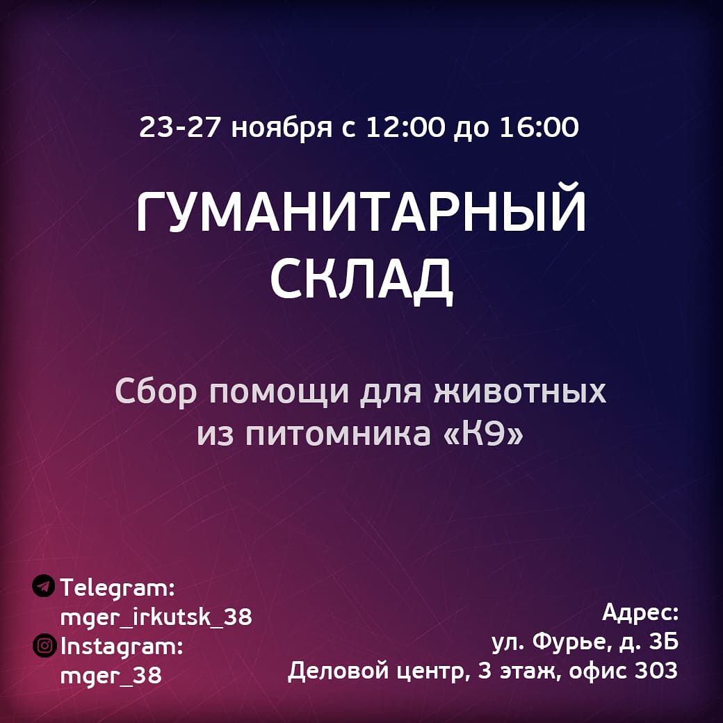 Животным нужна помощь!